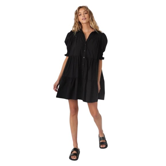 Madison the Label Cecilie Baby Doll Dress Black – Size S Excellent - Picture 2 of 12